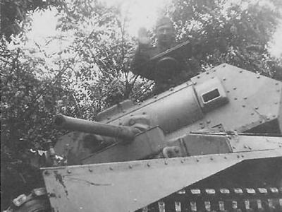 Abandoned A13 Mk II Cruiser Tank