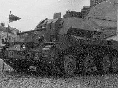 Abandoned A13 Mk I Fox – France 1940