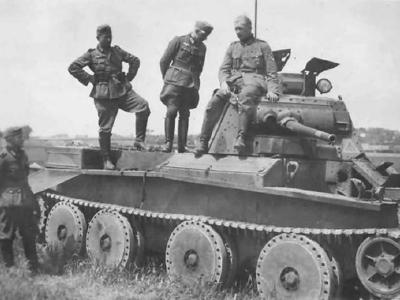 Abandoned Cruiser tank Mk III A13 Mk I