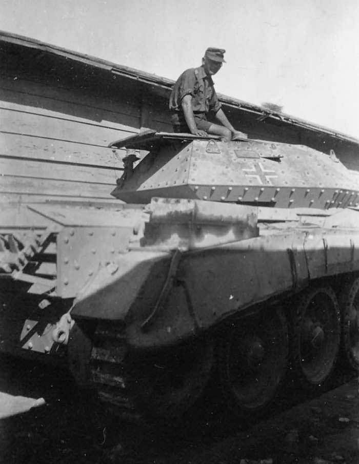 Captured Crusader I of Afrika Korps 21 Panzer Division