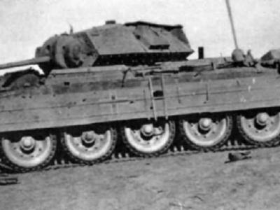 Crusader II tank in german service photo