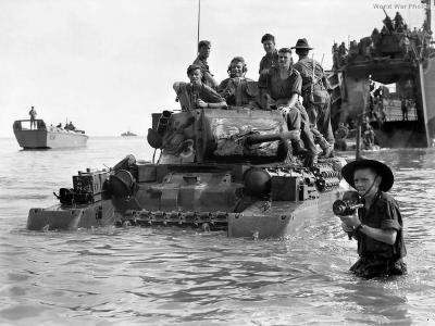 Australian Matilda of the 2/9th Armoured Regiment Borneo 1945