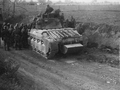 Matilda II tank named Grasshopper