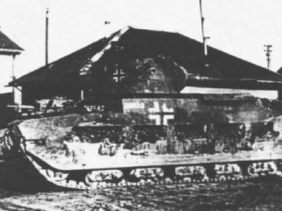 Matilda tank with german balkenkreuz