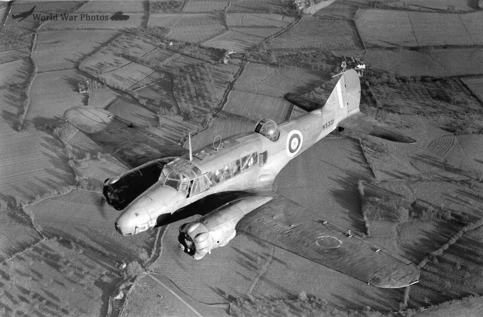 Anson I N5331 in Flight 6 OAFU 1940