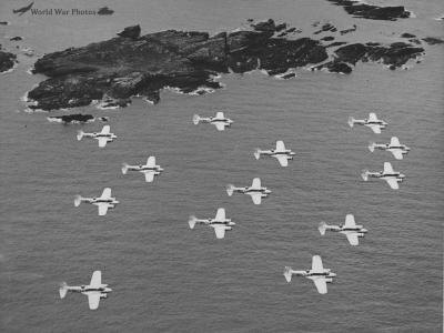 Ansons 217 1938 Flying Over Casquets