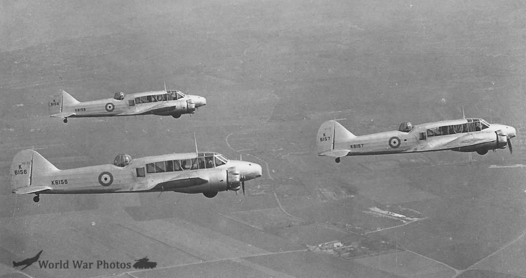 Avro Ansons K6156 K6157 and K615