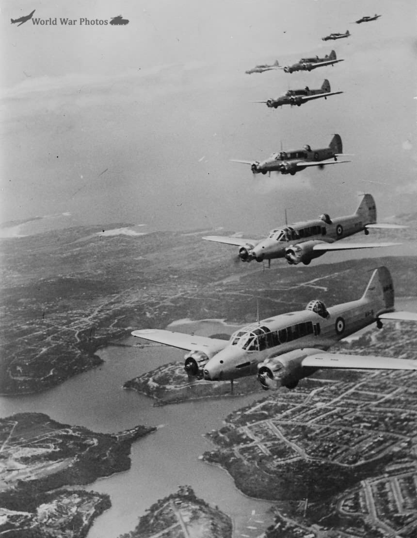 RAAF Anson Formation A4-5 3 Sqn