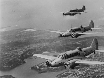 RAAF Anson Formation A4-5 3 Sqn