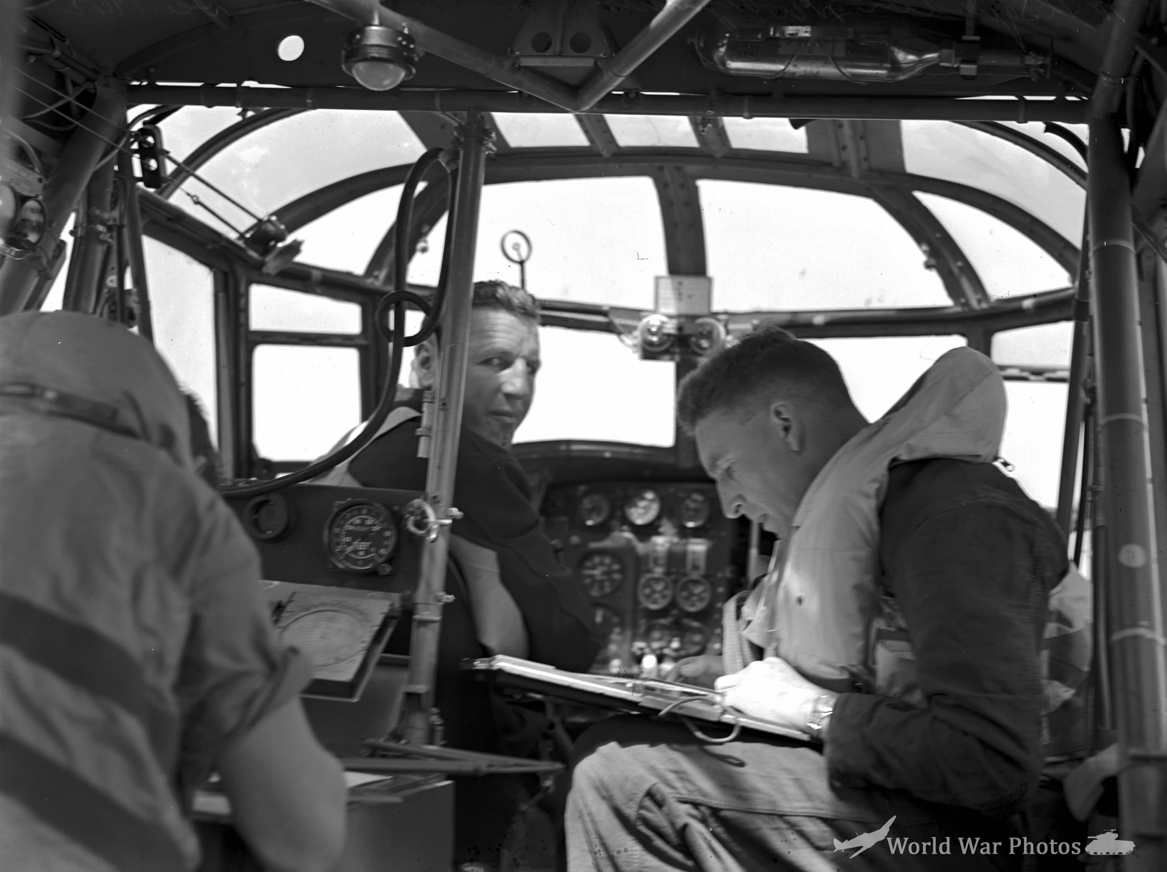 RNZAF Anson cockpit