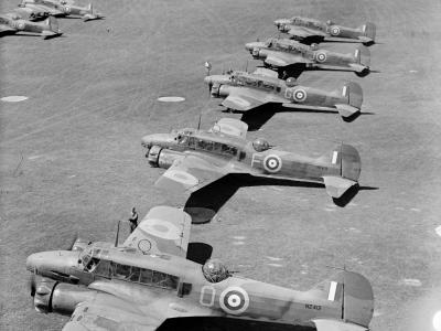 RNZAF Ansons Station New Plymouth NZ413 NZ405 NZ406
