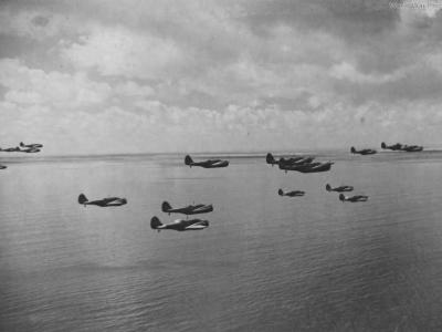 Baltimores en route to Pantelleria 1943
