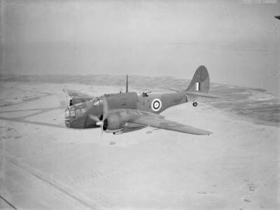 Baltimore Mk I AG697 flying past Kasfareet 1942