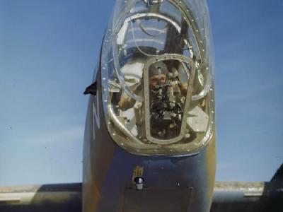 Close-Up shot of Baltimore nose, 223 Squadron RAF