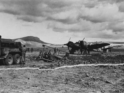 Beaufighter North Africa airfield