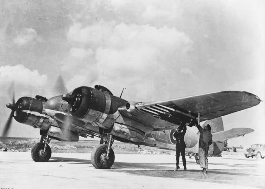 Bristol Beaufighter Mk VI C with rockets