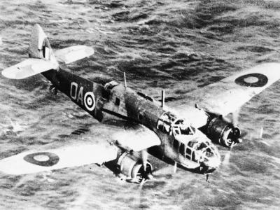 Bristol Beaufort in low level flight