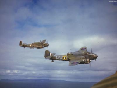 Bristol Beauforts N1173 MW-E and AW242 MW-B 217 Sqn