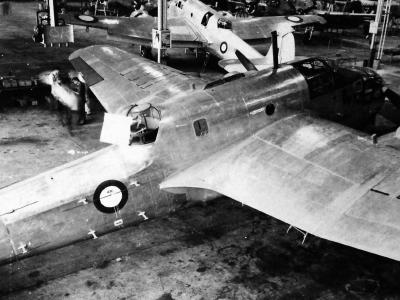 Beauforts at DAP assembly line Melbourne Australia 1942