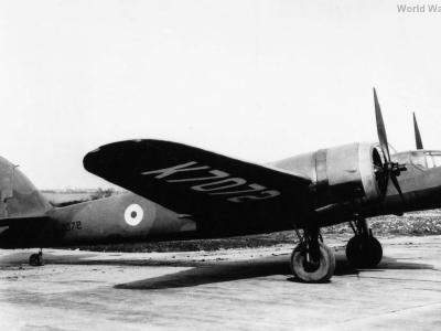 Bomber Blenheim IV K7072