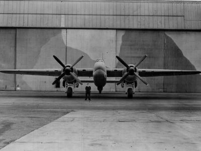 Buckingham in front of hangar 2
