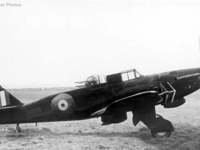 Night fighter Defiant NF II