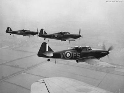 Defiants of No 264 Sqn 1940