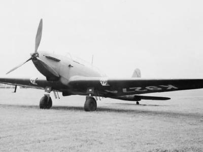 Fairey Battle K9274 on the ground