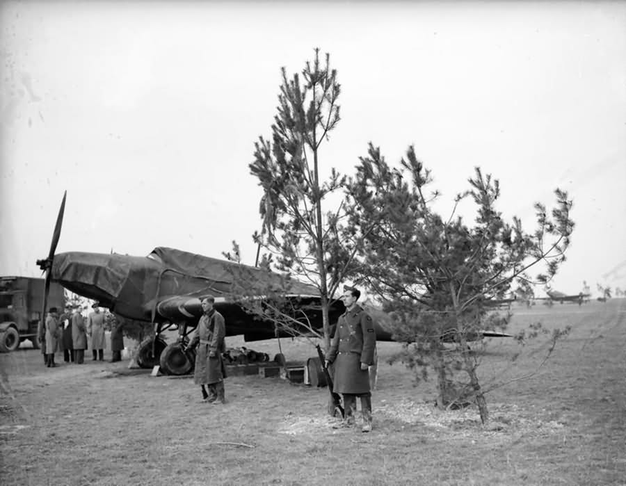 Battle light bomber of Advanced Air Striking Force at a forward airfield in France