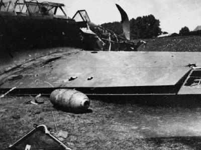 Destroyed Fairey Battle