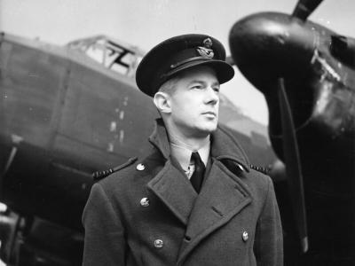 Halifax GCpt Slee 49 Sqn