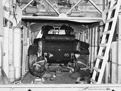 Tetrarch tank inside a Hamilcar