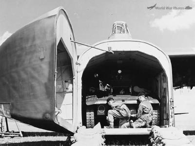 Tetrarch tank inside a Hamilcar