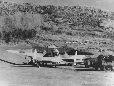 Coastal Command Hudson serviced at Azores Base 1944