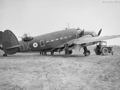 Damaged Hudson N7264 224 Sqn