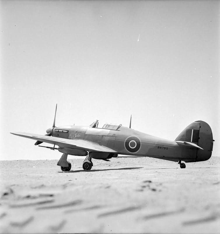 Anti tank Hawker Hurricane Mk IID BN795