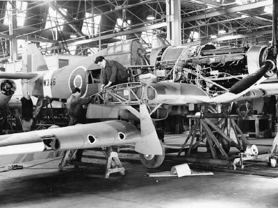 Hawker Hurricane Assembly MW336