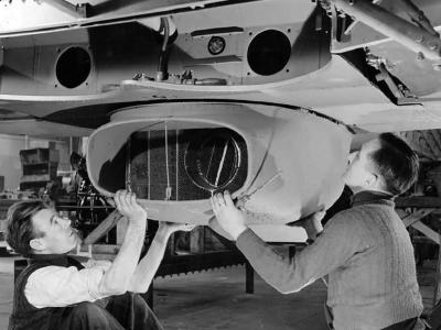 Hawker Hurricane assembly radiator