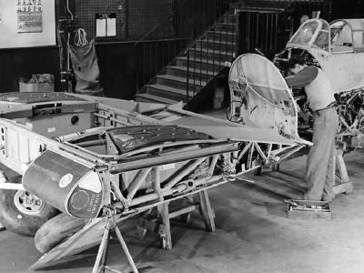 Hurricane Assembly center wing section