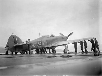 Hurricane M2-K aboard HMS ARGUS 1943