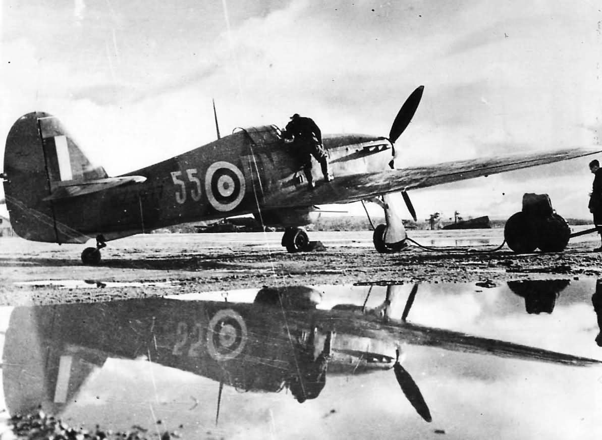 Hurricane Mk IIB Z3977 of the 81 Squadron