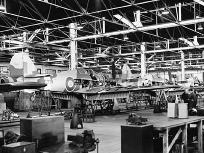 Hurricane Mk IIC assembly LF772 LF773 LF774