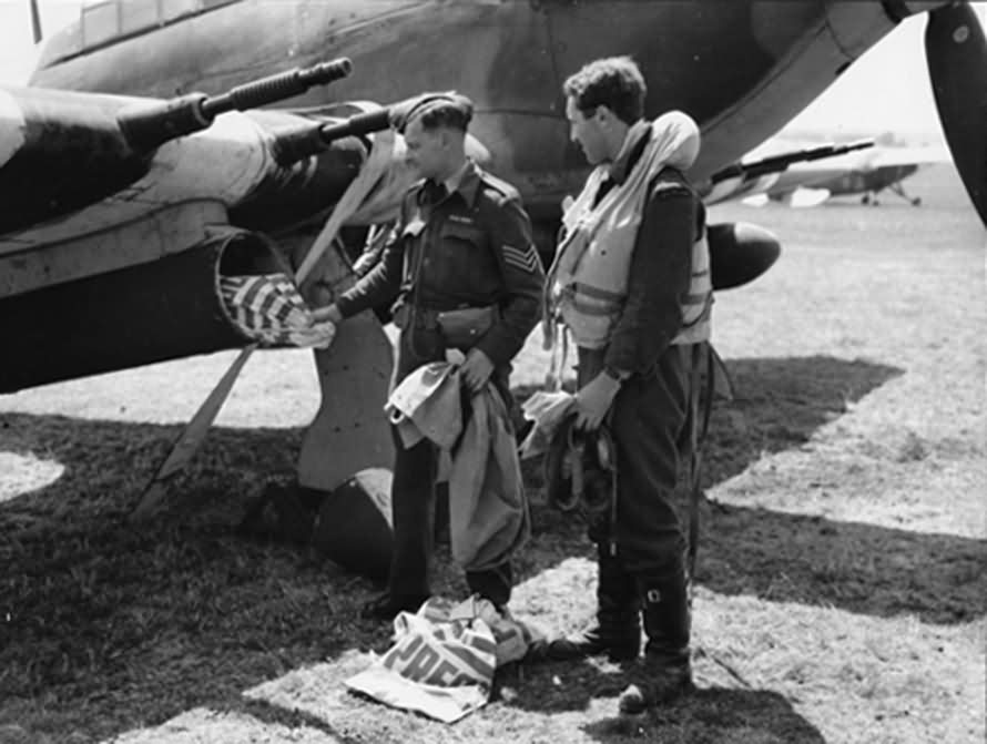 Hurricane Mk IIC of the Air Dispatch Service Squadron 1944