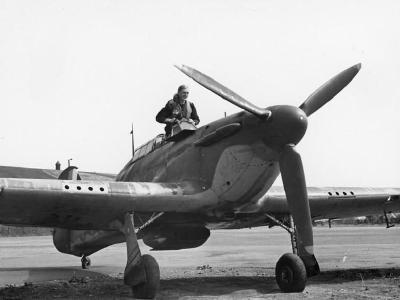 Hurricane Mk I flown by Sgt G Sammy Allard of No 85 Squadron July 1940