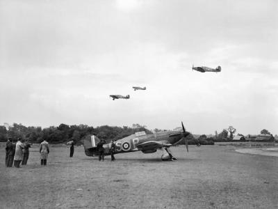 Hurricane Mk I of the 56 Squadron P2764