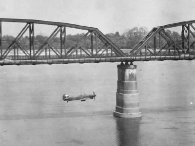 Hurricane Tac R Mk IV No 28 Squadron Aya Bridge
