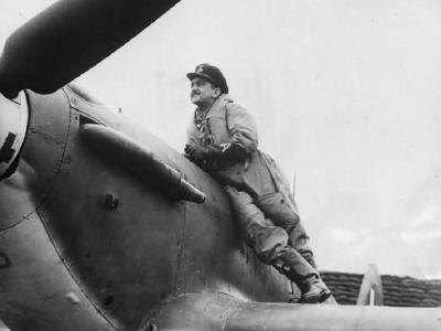 No 71 Eagle Squadron RAF Pilot Andrew Mamedoff on Hurricane 1941