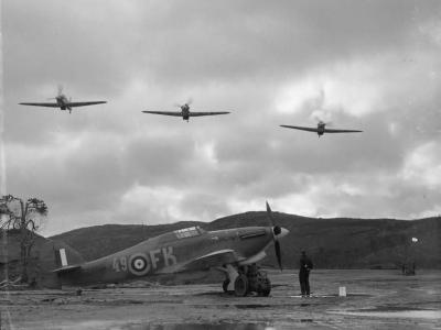 Hurricane Z3768 code FK-49 of No 81 Squadron RAF