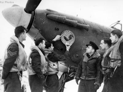 Hurricane 43 Sqn Squadron Leader Duvivier