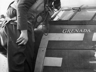 Hurricane American Pilot 43 sqn